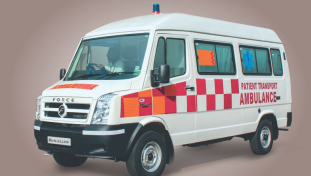 Force Traveller Ambulance C Type 2025 – Basic Life Support Ambulance